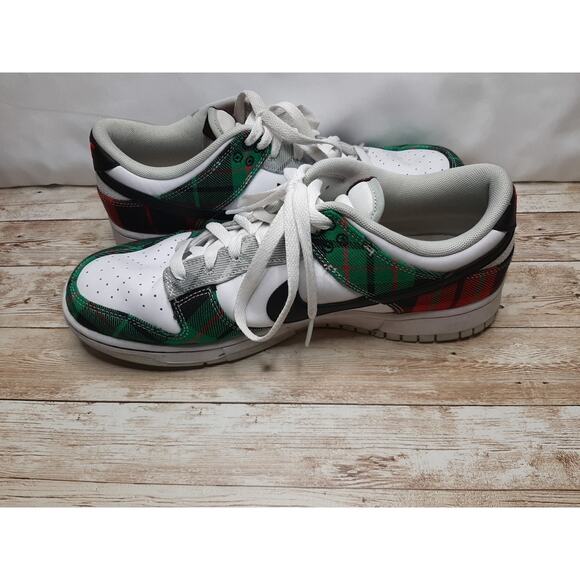 NIKE DUNK LOW "Tartan Plaid" RETRO PRM MENS SIZE 10 DV0827-100 - Picture 5 of 16